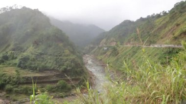 pirinç ekimi için teraslar ile alan