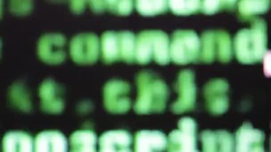 program kodu için arka plan bilgisayar ekranında yakın çekim görüntüleri