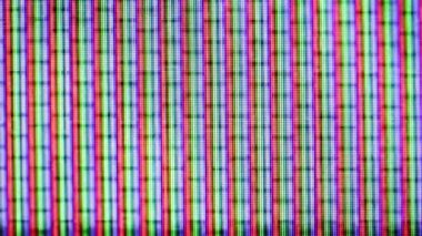 LCD monitörden soyut bulanık kayıt distorsiyonu