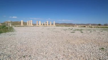 Pasargad eski tapınak İran'ın görüntülerini
