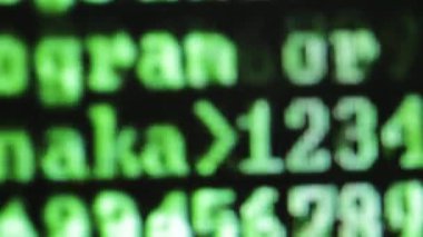 program kodu için arka plan bilgisayar ekranında yakın çekim görüntüleri
