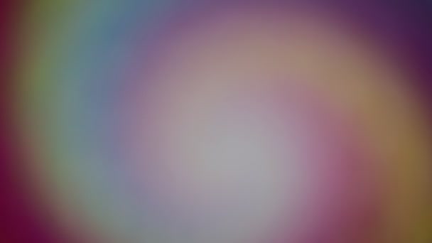 Fondo Borroso Abstracto Arco Iris Colorido Espiral — Vídeo de stock