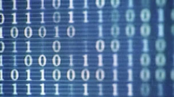 images en gros plan du code de données binaires pour arrière-plan 