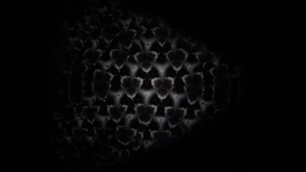 Close Abstrak Kaleidoskop Cuplikan Untuk Latar Belakang — Stok Video