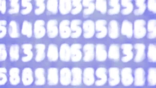 Close Beelden Van Hexadecimale Code Voor Achtergrond — Stockvideo