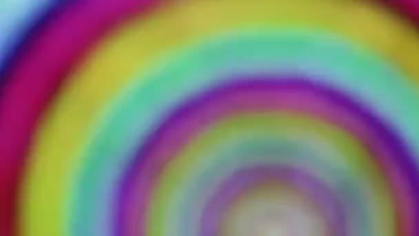 Abstract Kleurrijk Regenboog Spiraal Achtergrond — Stockvideo