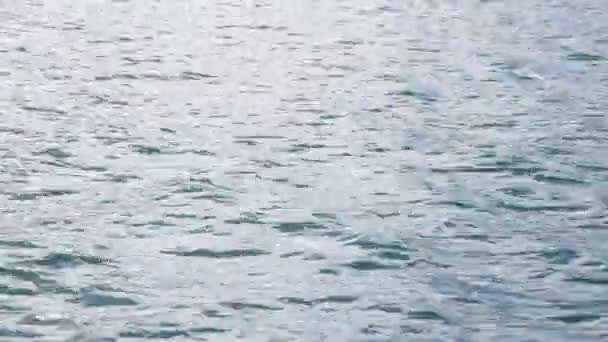 vue à grand angle des vagues en mer 