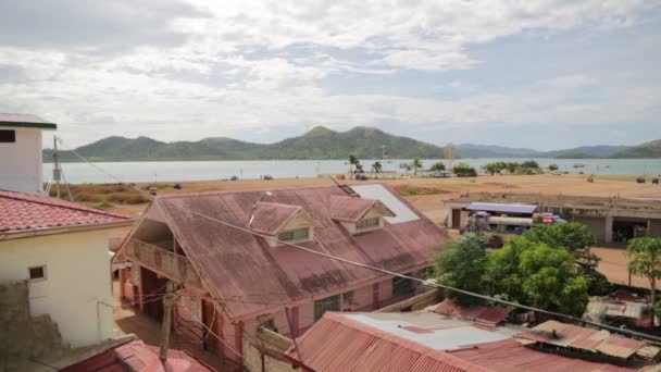 Coron Philippines Circa December 2016 Unidentified Boats Cars Recorder Roof — Stock Video