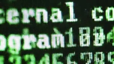 program kodu için arka plan bilgisayar ekranında yakın çekim görüntüleri