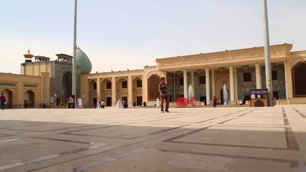 Bela Mesquita Antiga Oriental Irã — Vídeo de Stock
