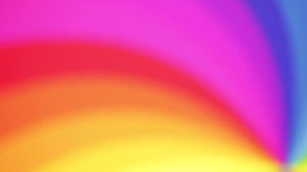 Brillante Abstracto Arco Iris Colorido Espiral Fondo — Vídeo de stock