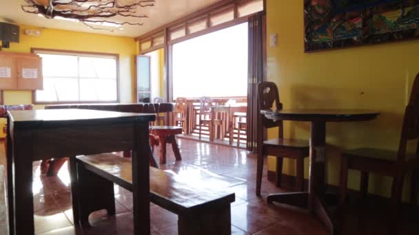 Antique Restaurant Bois Vide Pour Les Touristes Philippines — Video