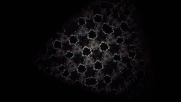 Close Abstract Kaleidoscope Footage Background — Stock Video