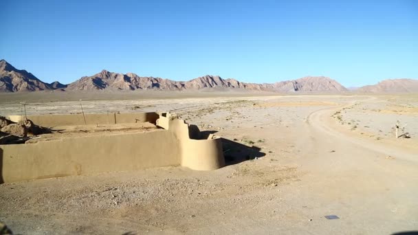 Landskap Öken Och Berg Iran — Stockvideo