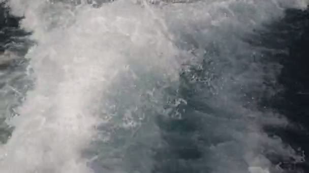 Высокий Угол Обзора Волн Море — стоковое видео