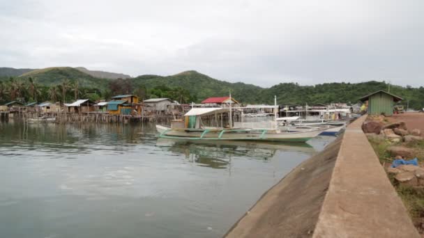 Filipinas Albergan Barriada Personas Pobres Concepto Pobreza Degradación — Vídeos de Stock