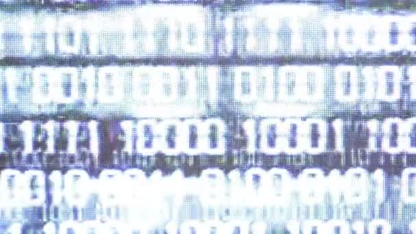 images en gros plan du code de données binaires pour arrière-plan 