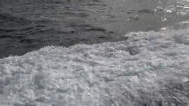 Widok Wysokim Kątem Fal Morzu — Wideo stockowe