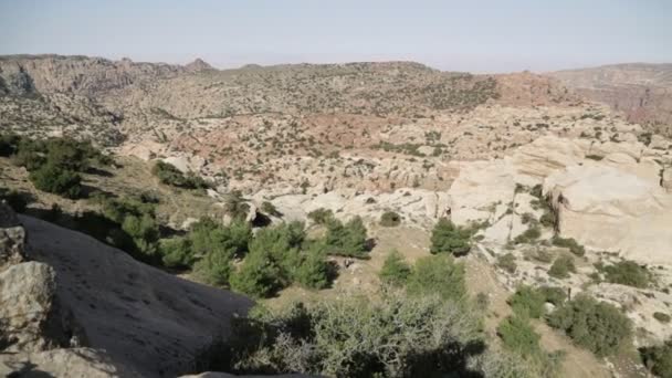 Tal Des Dana Naturreservats Jordanien — Stockvideo