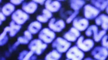 program kodu için arka plan bilgisayar ekranında yakın çekim görüntüleri