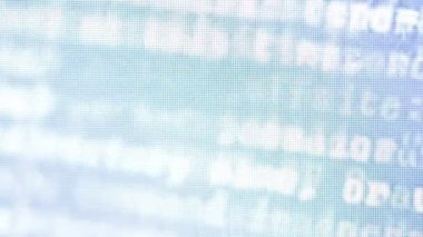 program kodu için arka plan bilgisayar ekranında yakın çekim görüntüleri
