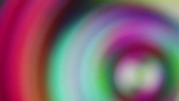 Abstract Colorful Rainbow Spiral Background — Stock Video