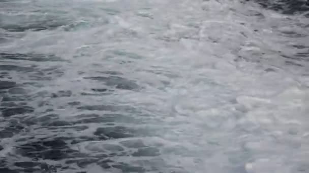 Widok Wysokim Kątem Fal Morzu — Wideo stockowe