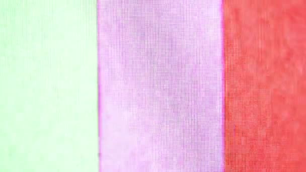 Abstract Blurred Recording Distortion Lcd Monitor — Stock Video