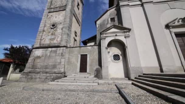 Vista Cênica Igreja Aniciente Itália — Vídeo de Stock