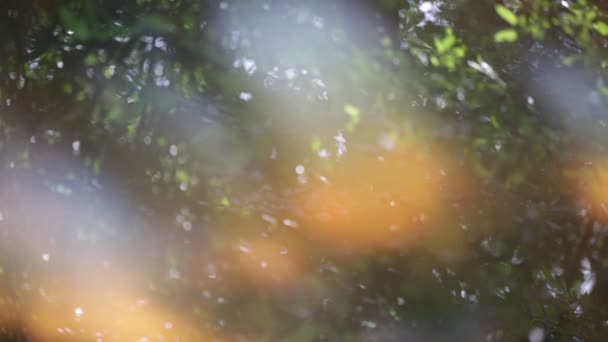 images tranquilles de la surface ondulée de l'eau de la rivière ou du lac 