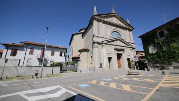 Vista Cênica Igreja Aniciente Itália — Vídeo de Stock