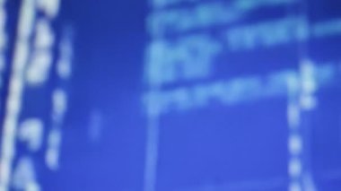 bilgisayar ekranınızdaki arka plan için program kodunun yakın çekim