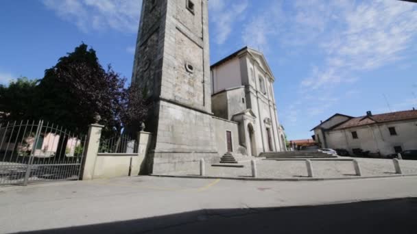 Vista Cênica Igreja Aniciente Itália — Vídeo de Stock