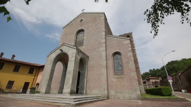 Vista Cênica Igreja Aniciente Itália — Vídeo de Stock