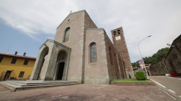 Vista Cênica Igreja Aniciente Itália — Vídeo de Stock