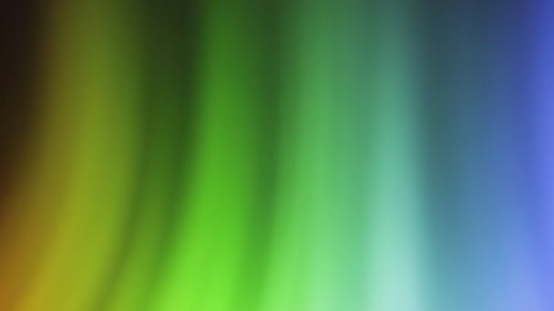 緑と青の抽象的なカラフルな虹スパイラル背景 — ストック動画