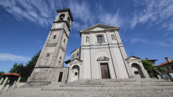 Veduta Panoramica Della Chiesa Aniciente Italia — Video Stock