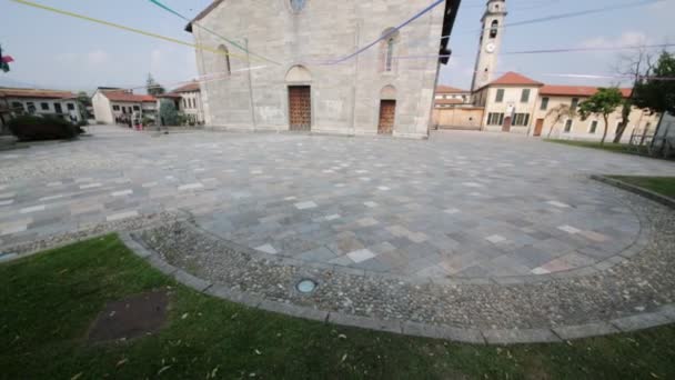 Schilderachtig Uitzicht Van Anicient Kerk Italië — Stockvideo