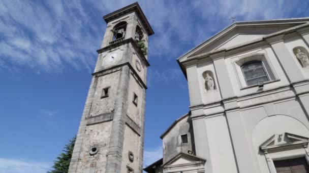 Vista Cênica Igreja Aniciente Itália — Vídeo de Stock