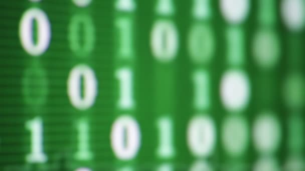 images en gros plan du code de données binaires pour arrière-plan 