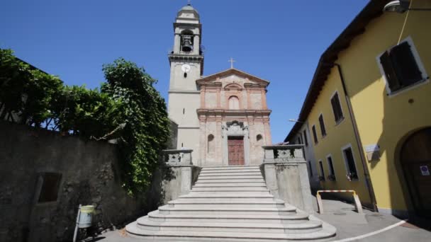 Vista Cênica Igreja Aniciente Itália — Vídeo de Stock