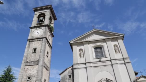 Veduta Panoramica Della Chiesa Aniciente Italia — Video Stock