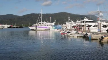 İskele ve gemilerde okyanus fraser Island, Avustralya