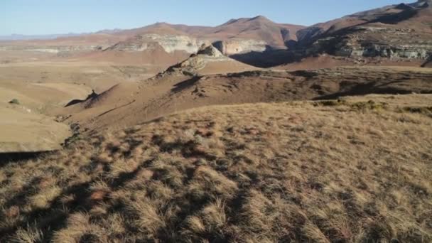 Malerischer Blick Auf Das Wunderschöne Hochland Südafrika — Stockvideo