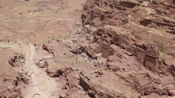 Antike Archäologische Stätte Klassisches Erbe Jordanien — Stockvideo