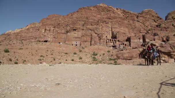 Antike Archäologische Stätte Klassisches Erbe Jordanien — Stockvideo