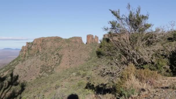 Vue Panoramique Sur Les Magnifiques Montagnes Afrique Sud — Video