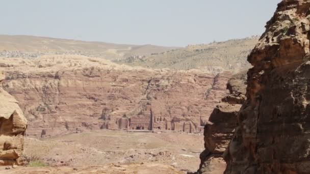 Het Klassieke Erfgoed Antieke Opgravingen Jordanië — Stockvideo