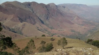 Güney Afrika'da güzel highland doğal görünümünü