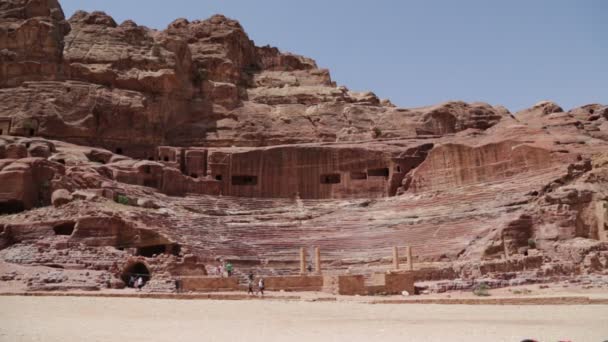 Antike Archäologische Stätte Klassisches Erbe Jordanien — Stockvideo